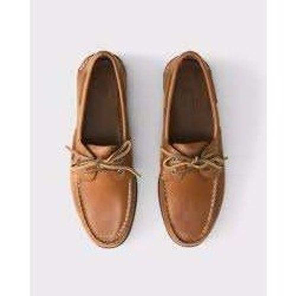 Sperry Top-Sider Authentic Original Tan Leather Boat Shoes Mens 8.5M 0197640